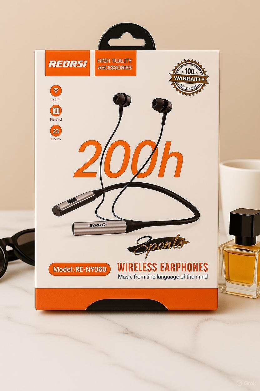 Regrsi RE-NY060 Wireless Neckband Long Battery